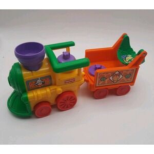 2001 Fisher-Price Little People Petting Zoo Train Works